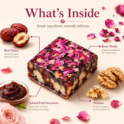 🌹Zero‑Add Steamed Rose Jujube‑Nut Bar⛰️ | All‑Natural High‑Altitude Healthy Snack✨-ZRT