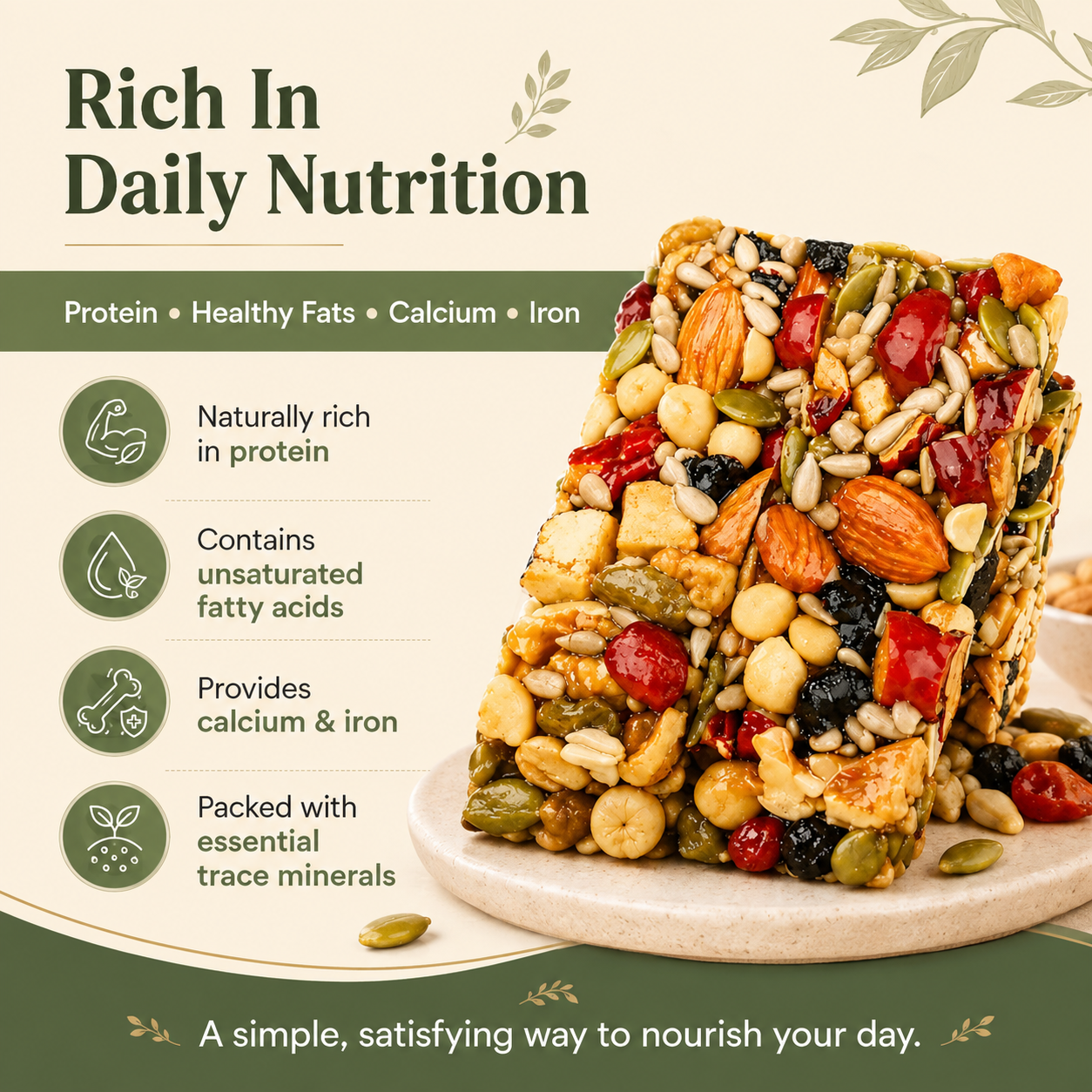 100% Natural Handcrafted Mixed Nut Pie-ZRT
