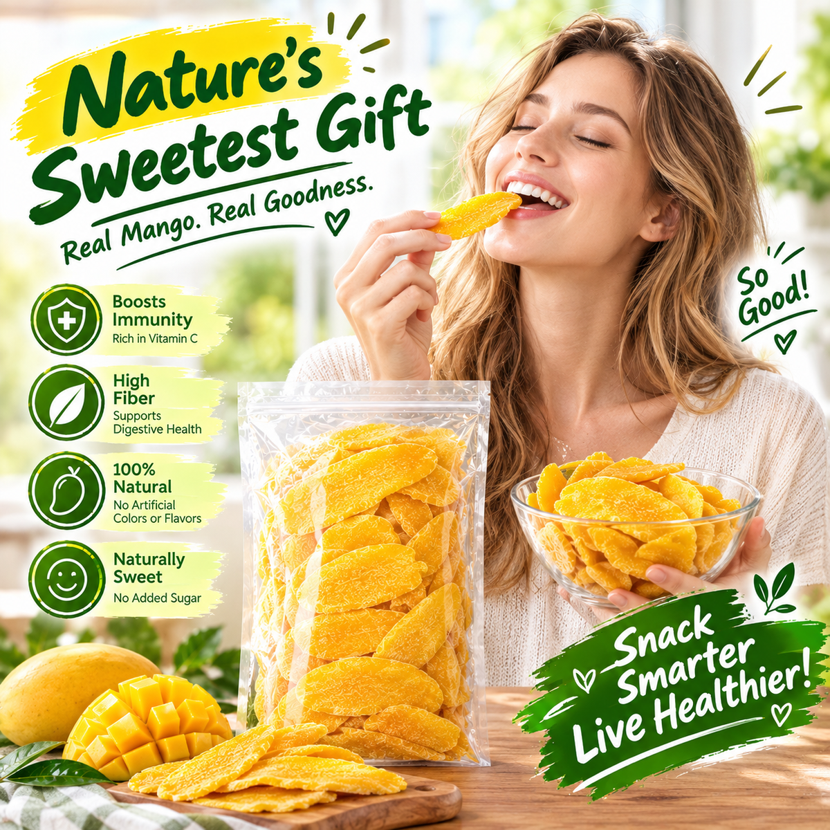 Premium Dried Mangoes LGZ