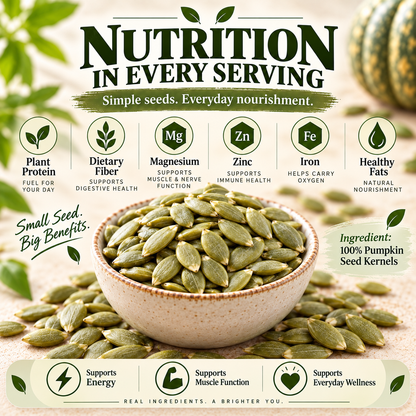 Premium Pumpkin Seed Kernels — Pure Plant Nutrition for Everyday Wellness-HJY