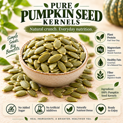 Premium Pumpkin Seed Kernels — Pure Plant Nutrition for Everyday Wellness-HJY