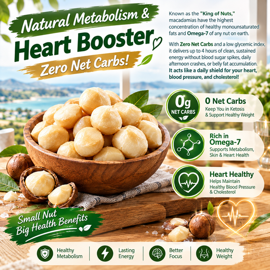 100% Australian Jumbo Shelled Macadamia Nuts – 100% Pure Raw Kernels, Slow-Roasted, Zero Added Oil | Family Savings Pack LGZ