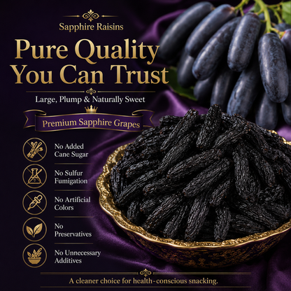 🍇Pure Natural Sapphire Raisins • For Healthy Blood Sugar & Lipids-ZRT