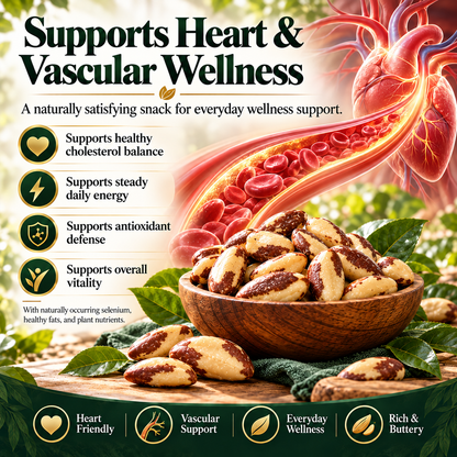 🌴Premium Brazil Nuts — Wild Harvested From Bolivia Rainforest, Fresh & Buttery Crunch-FDA