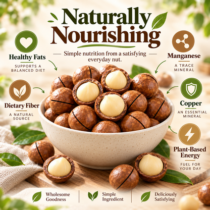 Premium Macadamia Nuts - From Nature’s Finest Orchards to Your Everyday Wellness-SE