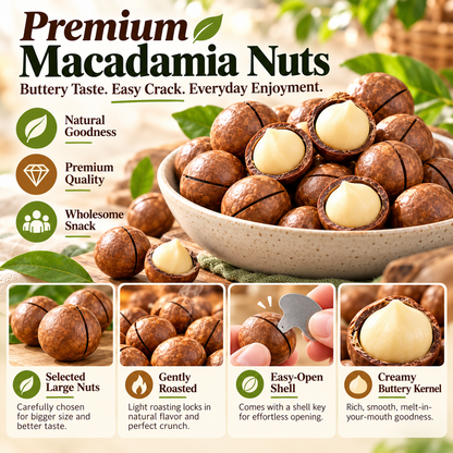 Premium Macadamia Nuts - From Nature’s Finest Orchards to Your Everyday Wellness-SE