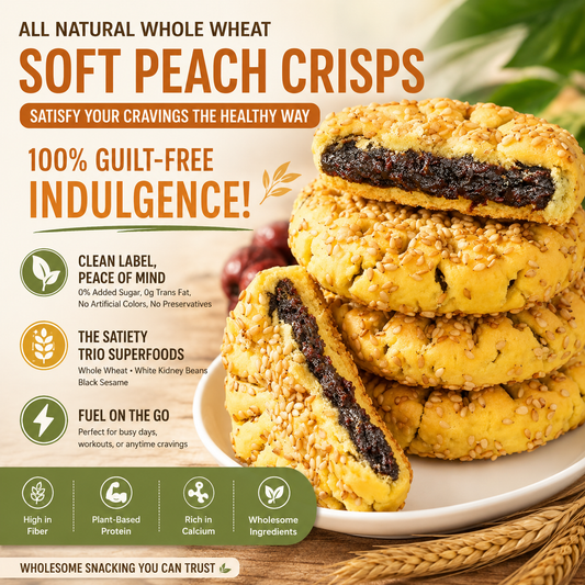🌿All-natural sugar-Free Whole Wheat Soft Jujube Pastry (Satisfying & Guilt-Free Snack)☀️-XXS