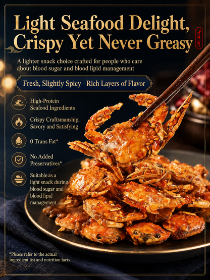 🦀Nourish your body with high-quality deep-sea protein and the crisp texture of Alaskan snow crab—a ready-to-eat snack tailored for those mindful of vascular health.-CJP