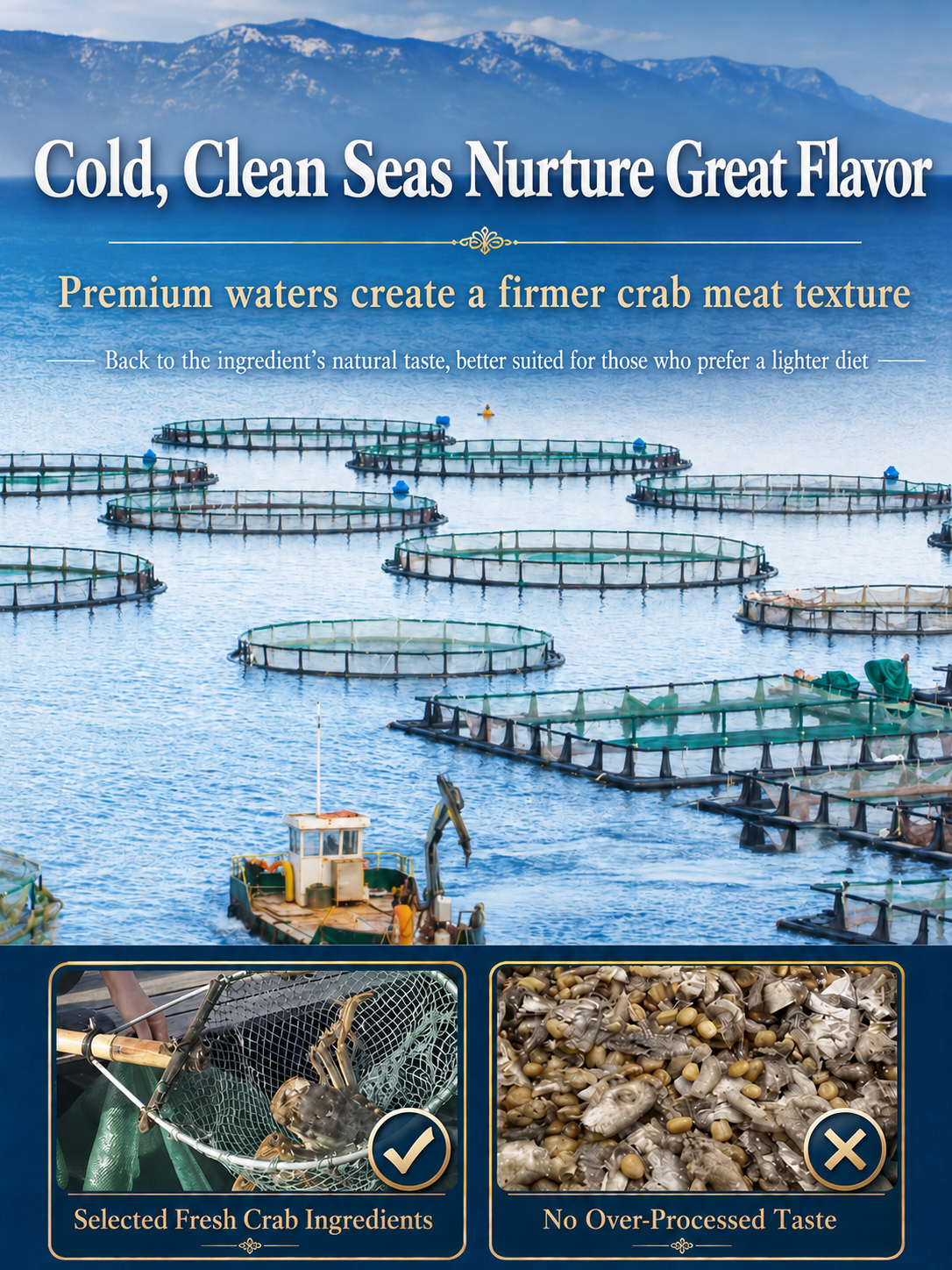 🦀Nourish your body with high-quality deep-sea protein and the crisp texture of Alaskan snow crab—a ready-to-eat snack tailored for those mindful of vascular health.-CJP
