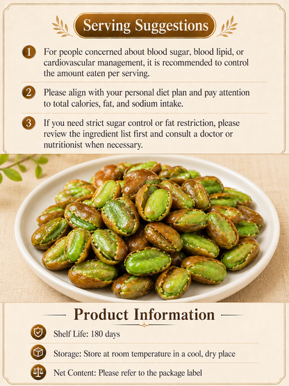 🫘 Nourish your body with high-quality plant protein and the crisp texture of green heart broad beans — a ready-to-eat snack tailored for those mindful of vascular health-CJP