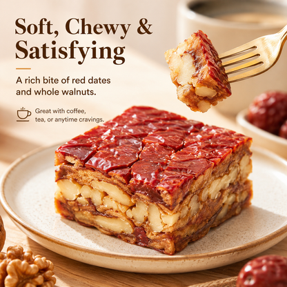 🌿 Made with Xinjiang Ingredients | Red Date Walnut Zao Ren Pie for the Whole Family-DZT