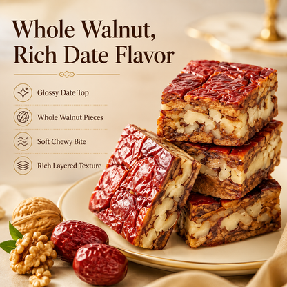 🌿 Made with Xinjiang Ingredients | Red Date Walnut Zao Ren Pie for the Whole Family-DZT