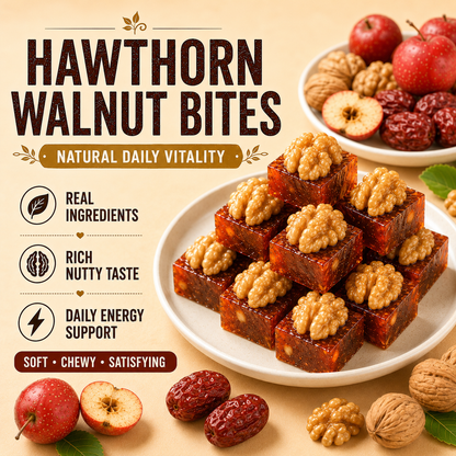Natural Daily Fuel for Men’s Strength, Stamina & Vitality-Hawthorn Walnut Pie-HJY