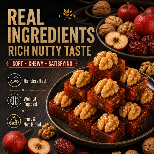 Natural Daily Fuel for Men’s Strength, Stamina & Vitality-Hawthorn Walnut Pie-HJY