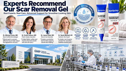 Advanced Medical-Grade Silicone Scar Removal Gel - Lab-Tested Fast Relief for Surgical Scars, Acne Marks, Stretch Marks & Keloids LGZ