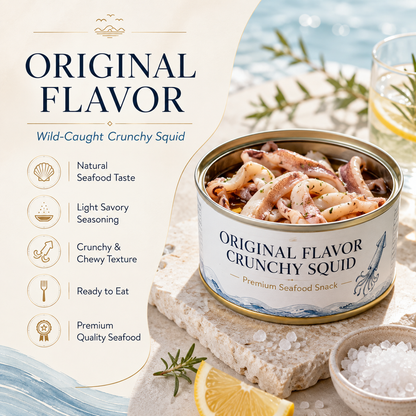 [Factory Direct Jumbo Pack] Slow-Baked Crispy Squid Bites – Pantry Stacker Bundle (Buy 3 Get 3 Free) LGZ