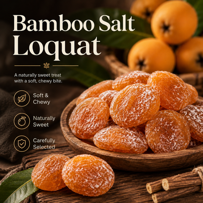 🌾 Natural Throat Care | Sweet & Mellow Returning SweetnessBamboo Salt Licorice Dried Loquat-DZT