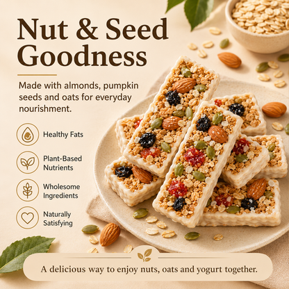 A Satisfying Snack Bar Made with Oats & Nuts 😋-DZT