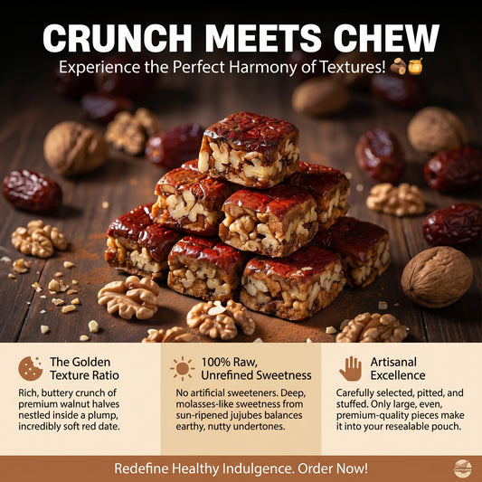 🌰All-natural walnut-stuffed jujube pie-🧠Make you healthy without feeling guilty🌟-XXS