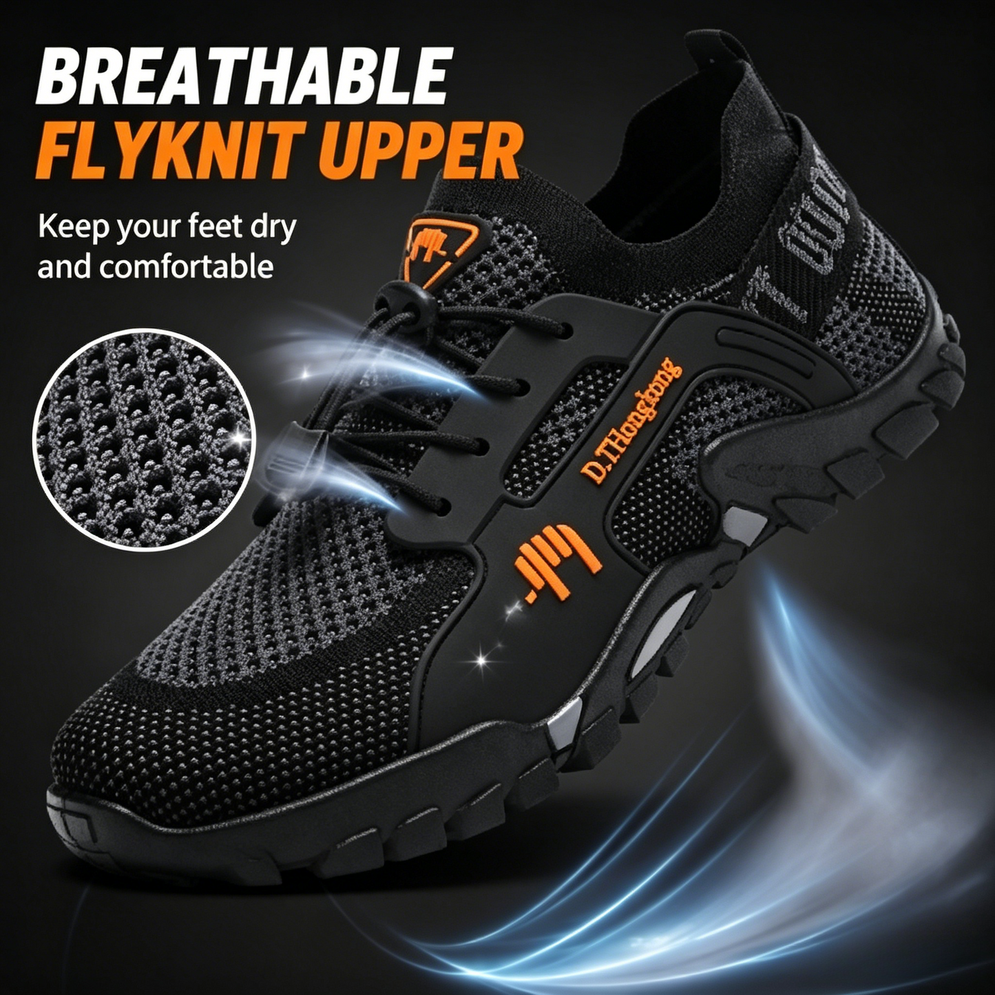 👟 Men Breathable Non Slip Outdoor Sports Sneakers-LT
