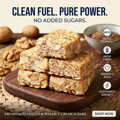 Zero Added Sugar Handmade Pastry with Flaxseed & Walnuts-SUY