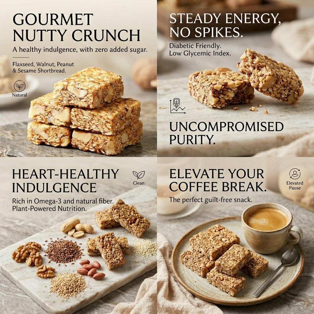 Zero Added Sugar Handmade Pastry with Flaxseed & Walnuts-SUY