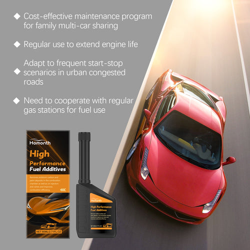 High Performance Fuel Additive – Deep Carbon Cleaner for Engine, Restores Power & Improves Fuel Efficiency-QZZ