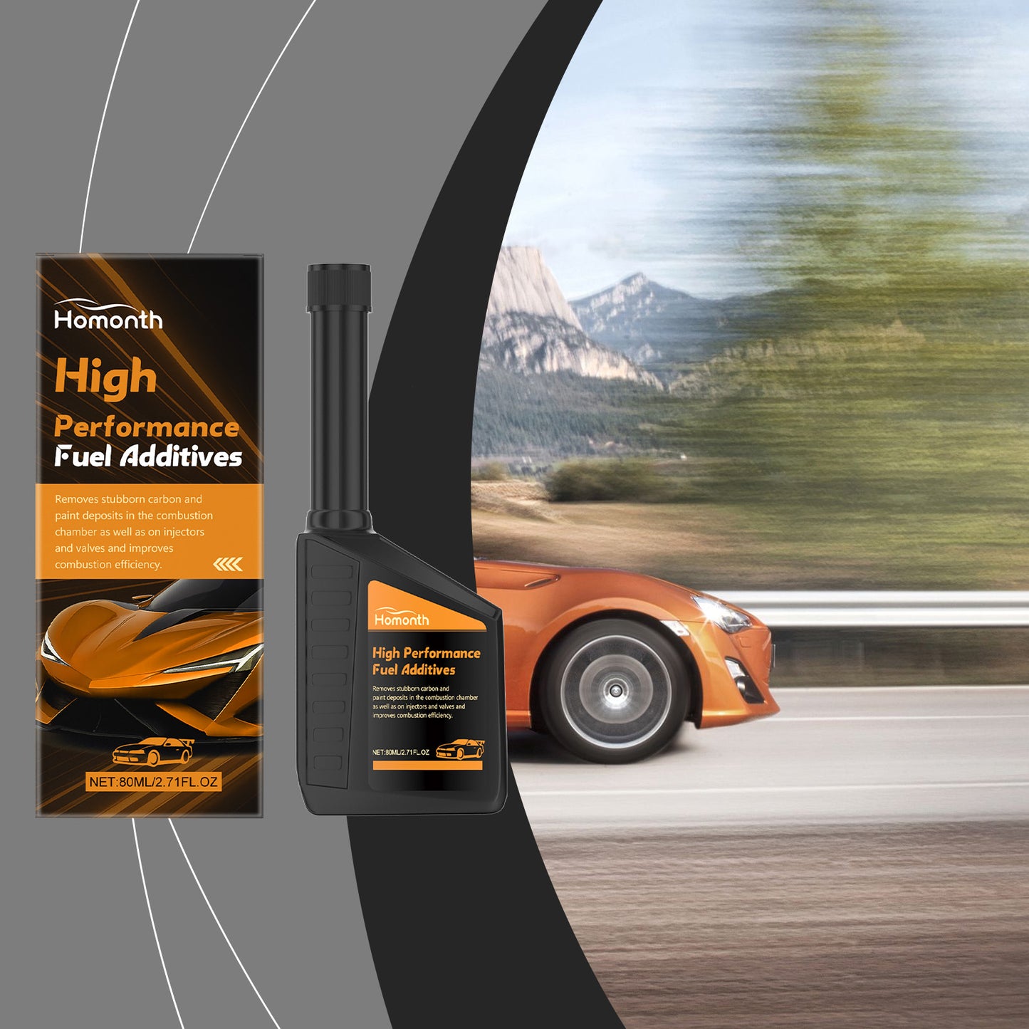 High Performance Fuel Additive – Deep Carbon Cleaner for Engine, Restores Power & Improves Fuel Efficiency-QZZ
