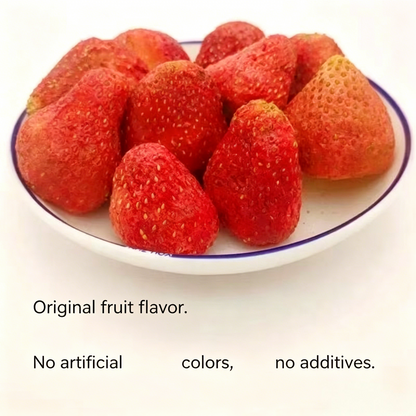 100% Natural Freeze-Dried Strawberries-TTT