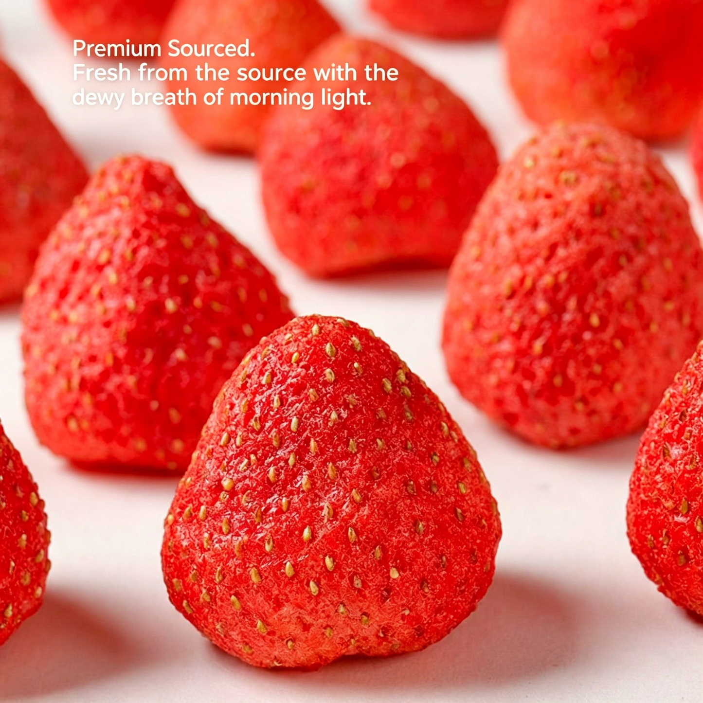 100% Natural Freeze-Dried Strawberries-TTT