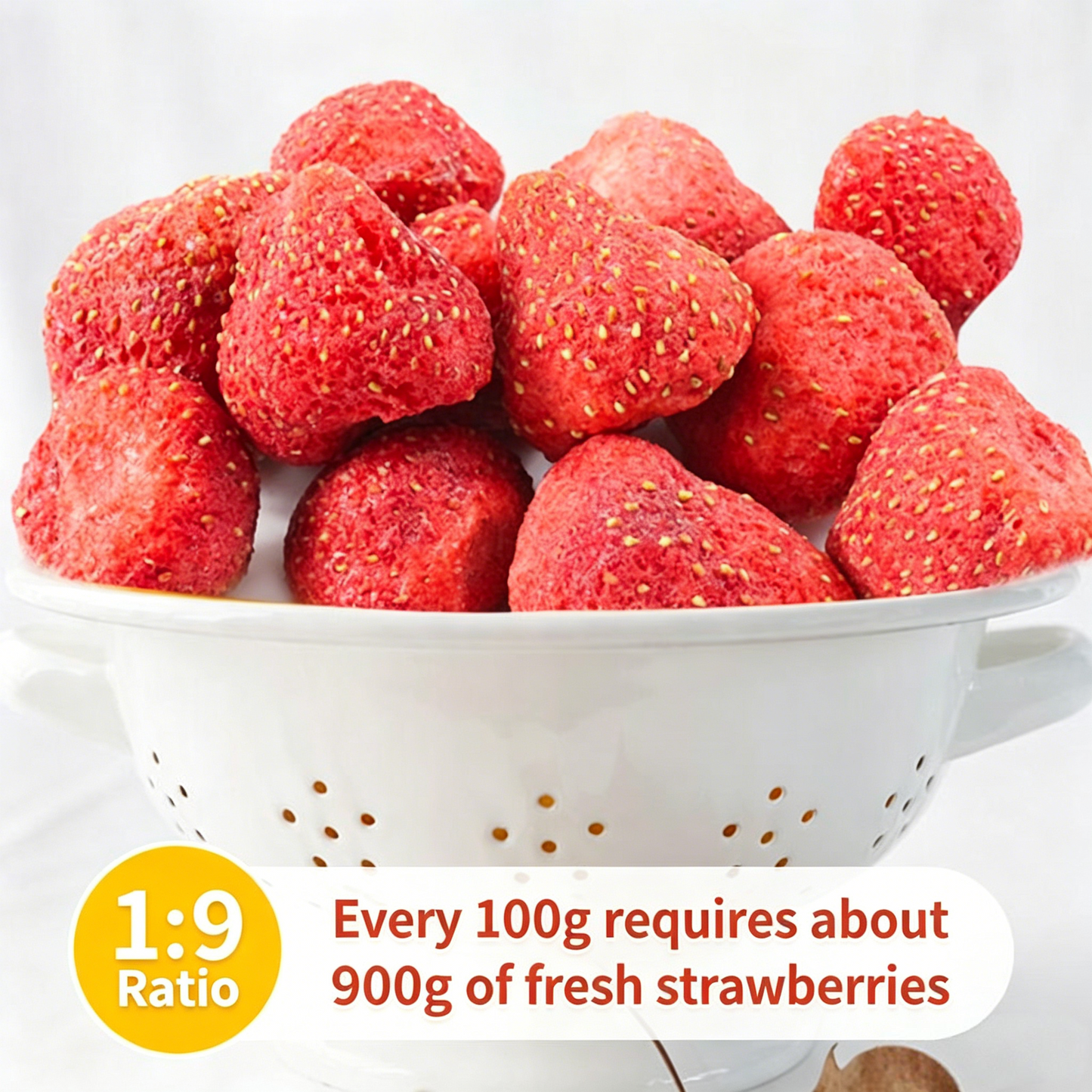 100% Natural Freeze-Dried Strawberries-TTT