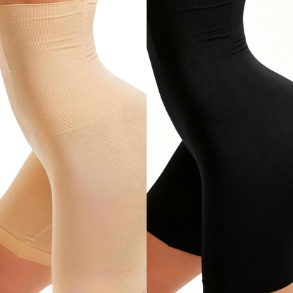 Shapellx Shapewear Sculpting Shorts for Women Seamless High Waisted Body Tummy Control Shaper Thigh Slimming Underwear-XXS