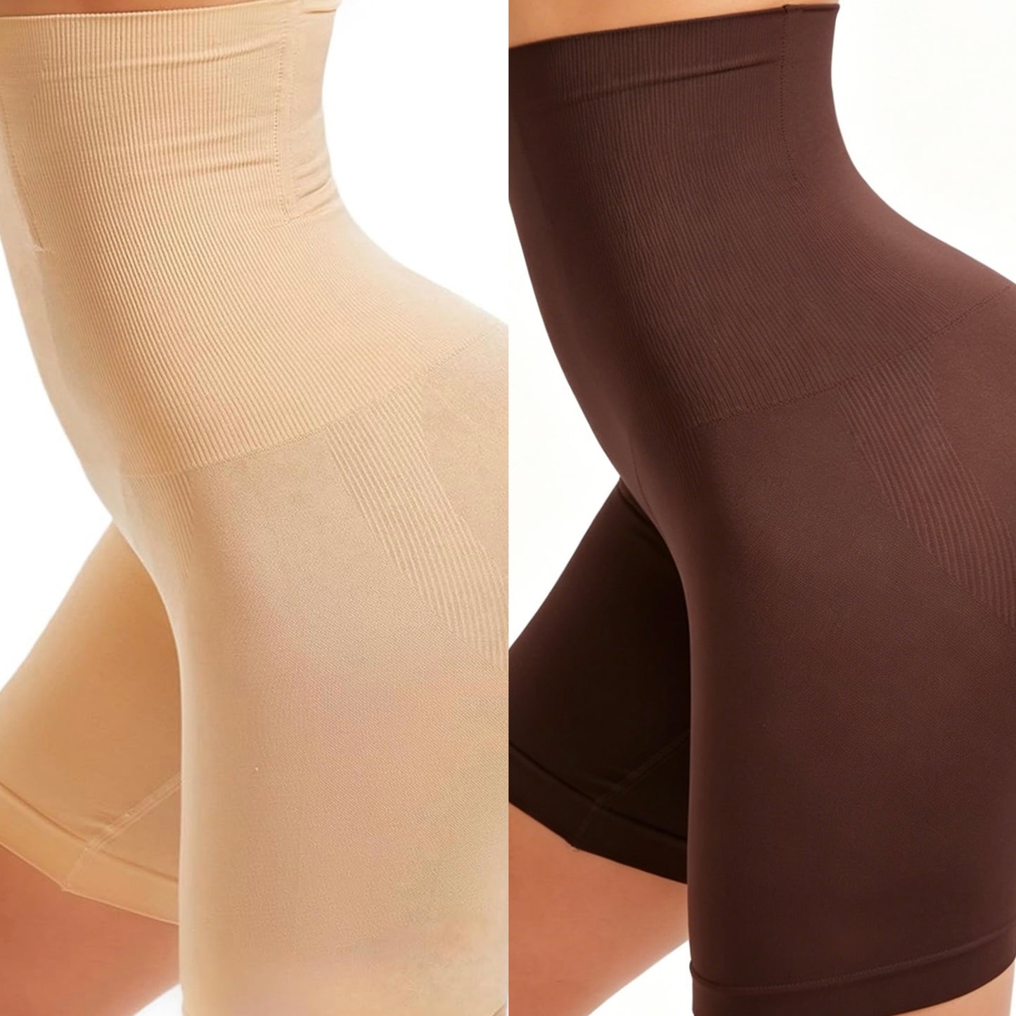 Shapellx Shapewear Sculpting Shorts for Women Seamless High Waisted Body Tummy Control Shaper Thigh Slimming Underwear-XXS