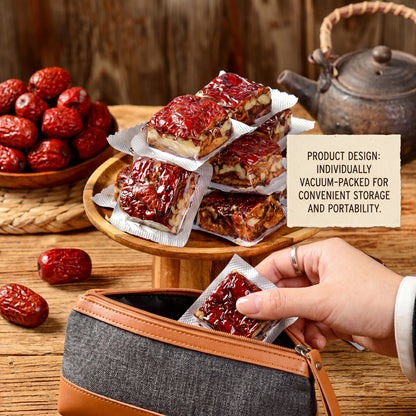 🌰All-natural walnut-stuffed jujube pie-🧠Make you healthy without feeling guilty🌟-XXS