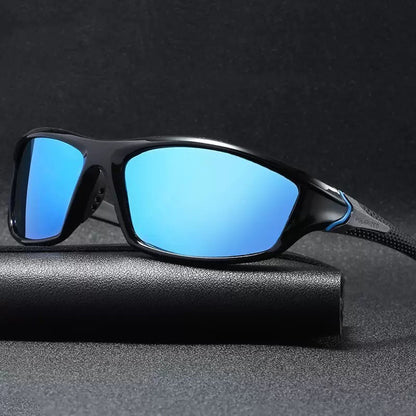 All-Weather Polarized Sports Sunglasses – Shatterproof PC Frame, 100% UV Block, No-Slip Fit for Running, Fishing & Driving-QZZ