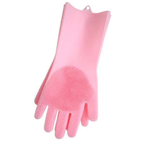 2-in-1 Silicone Pet Grooming & Dishwashing Gloves | Anti-Scratch, Easy Clean-TTT