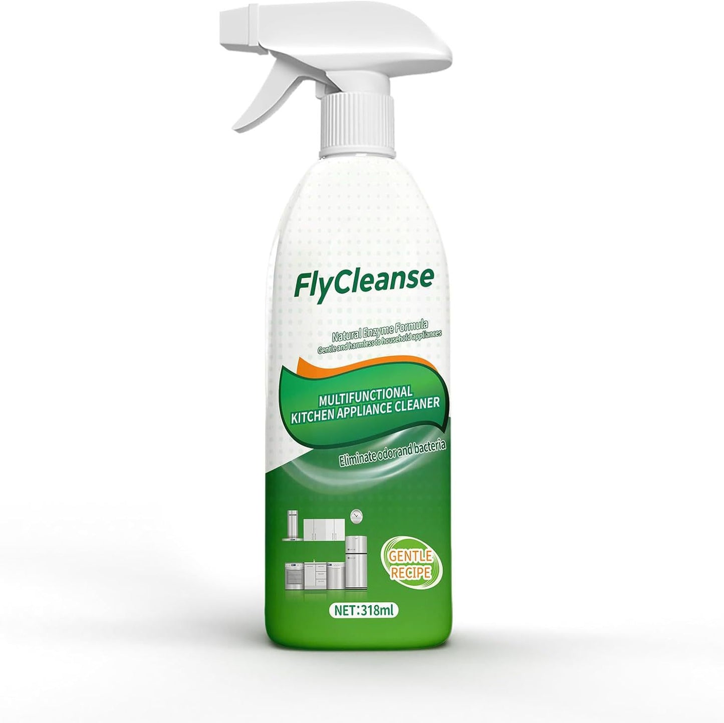 Multi-Functional Kitchen Appliance Cleaner Spray, Food-Safe & No-Rinse Formula-TTT