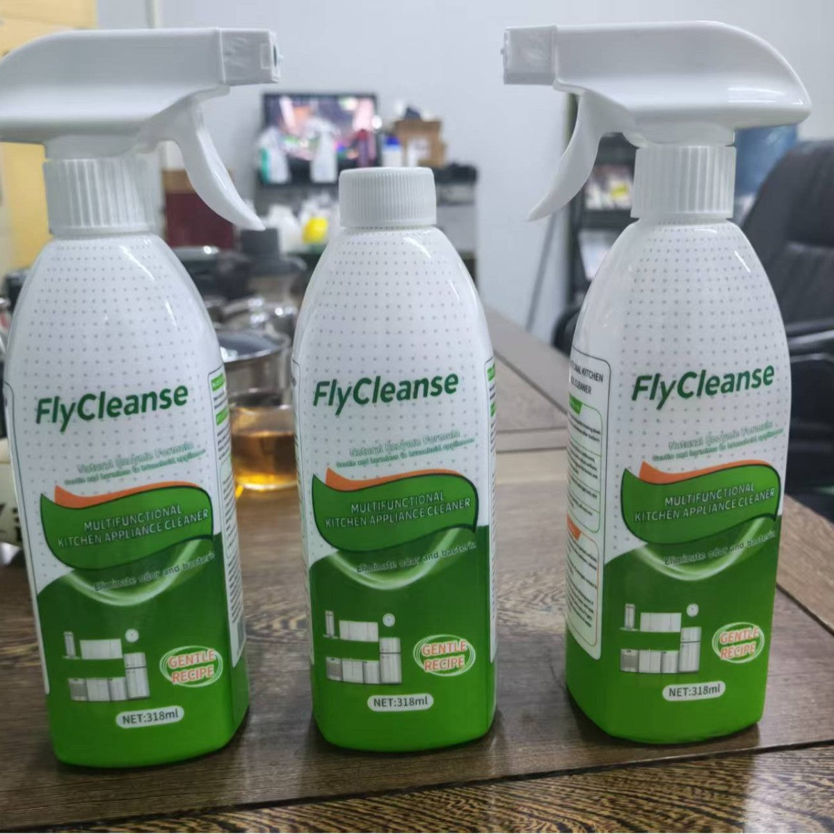 Multi-Functional Kitchen Appliance Cleaner Spray, Food-Safe & No-Rinse Formula-TTT