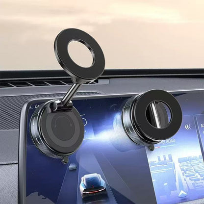 🚗 Foldable Vacuum Magnetic Car Phone Holder Strong Suction Universal Car Mount-LT