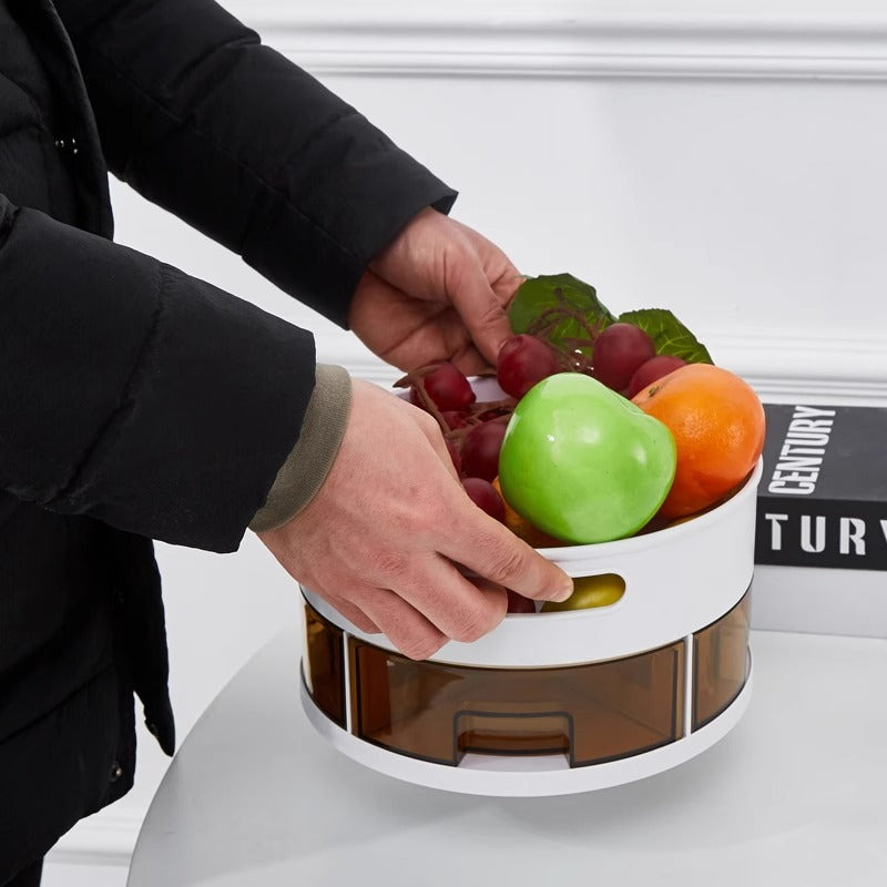Elegant Multi-Functional Rotating Turntable, Premium Organizer for Kitchen, Bathroom & Home-TTT
