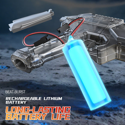 🚀Energy Ring Space Water 💦 Gun Children's Water Gun Large Capacity Fully Automatic Electric Toy🎮-XXS