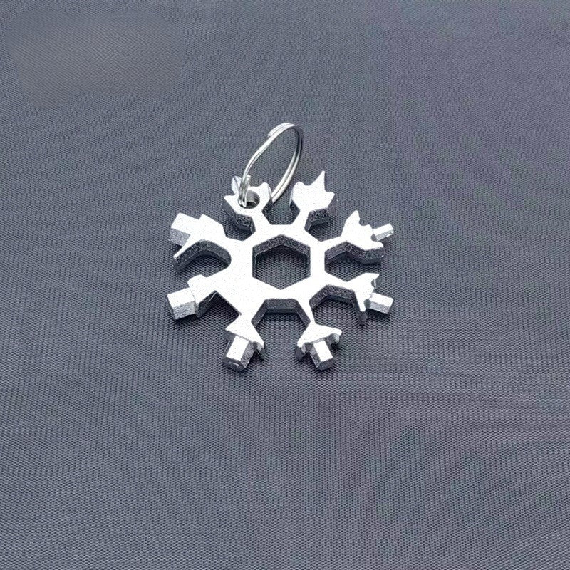 18-in-1 Multi-Function Snowflake Wrench🔧Outdoor, Cycling & Emergency Repair Tool-YOY