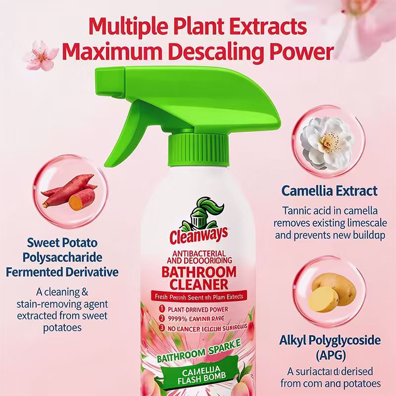 🧼Powerful Grime Removal & Deodorizer with Refreshing Peach Oolong Scent🦠-XXS