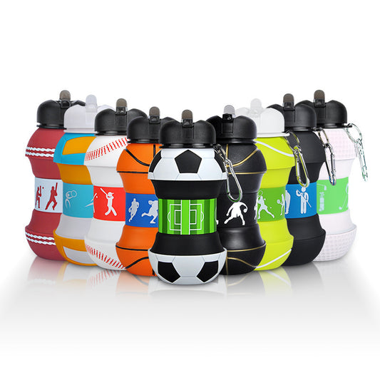 ⚽Portable, foldable soccer water bottle – love what you love, see you on the field!-XXS