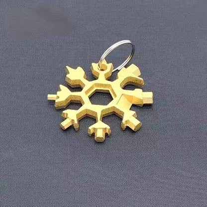 18-in-1 Multi-Function Snowflake Wrench🔧Outdoor, Cycling & Emergency Repair Tool-YOY