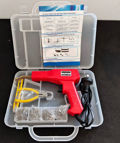 🎁【FathersDayGift】Car Plastic Welding Repair Tool, HandheldPlastic Welder for Bumper and DashboardFixes, 🛠️Car Body Repair Tool, Portable Welder Machine-XXS