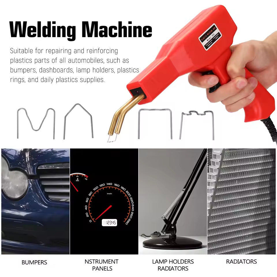 🎁【FathersDayGift】Car Plastic Welding Repair Tool, HandheldPlastic Welder for Bumper and DashboardFixes, 🛠️Car Body Repair Tool, Portable Welder Machine-XXS