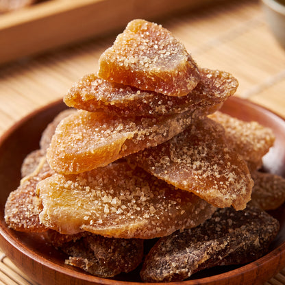 Premium Crystallized Brown Sugar Ginger Slices - Thick Cut, Chewy & Pure Natural Energy-XXS
