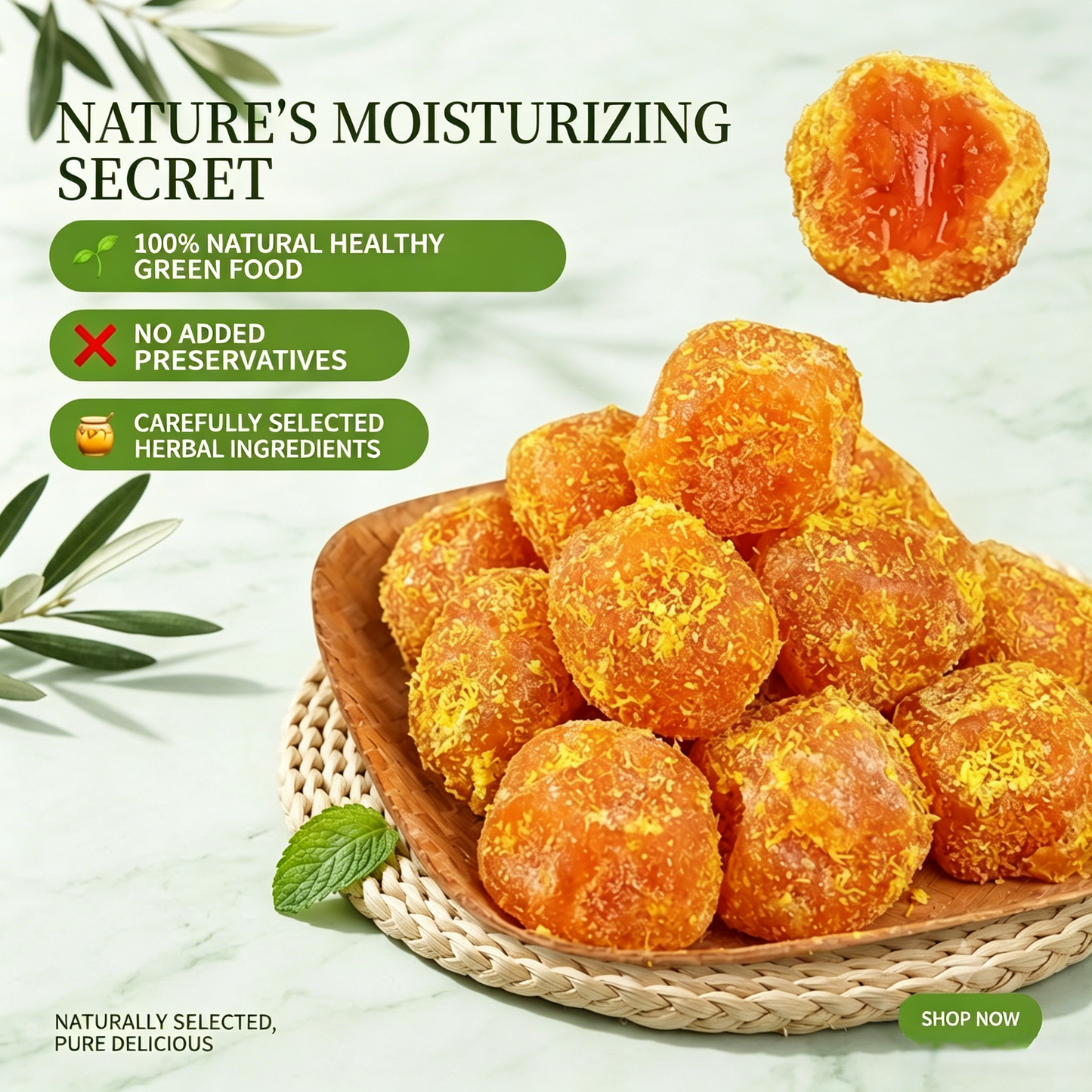 😋Licorice Kumquat- 🍃Natural Healthy Green Snack.-AUX