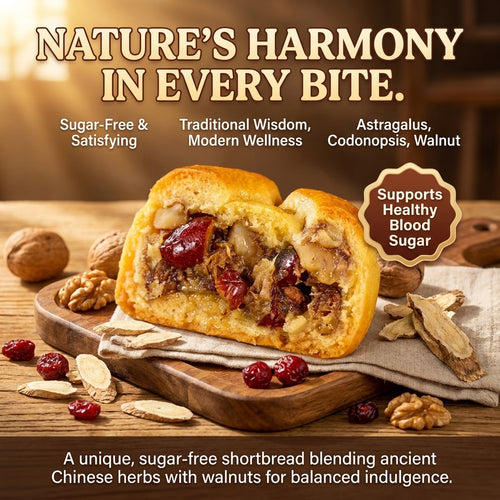 Fuel Your Vitality Naturally: The Ultimate Herbal Red Date Walnut Yam Cake 🥮-DZT
